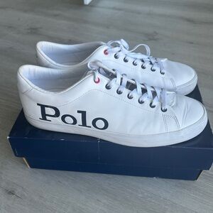 Polo by Ralph Lauren White Leather Sneakers